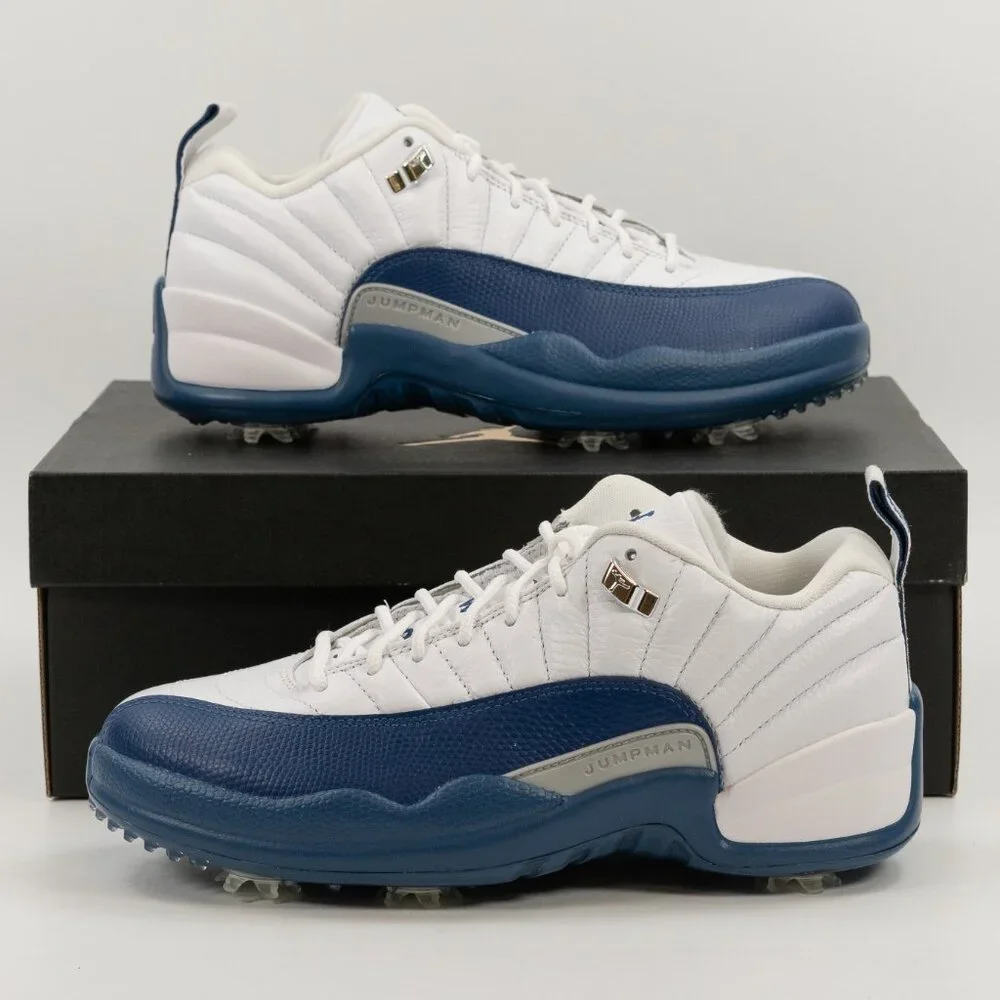 Air Jordan XII 12 Retro Low G 'French Blue' DH4120-101 Golf Cleats Multi Size